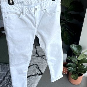 GAP Real Straight White Jeans Size 26
